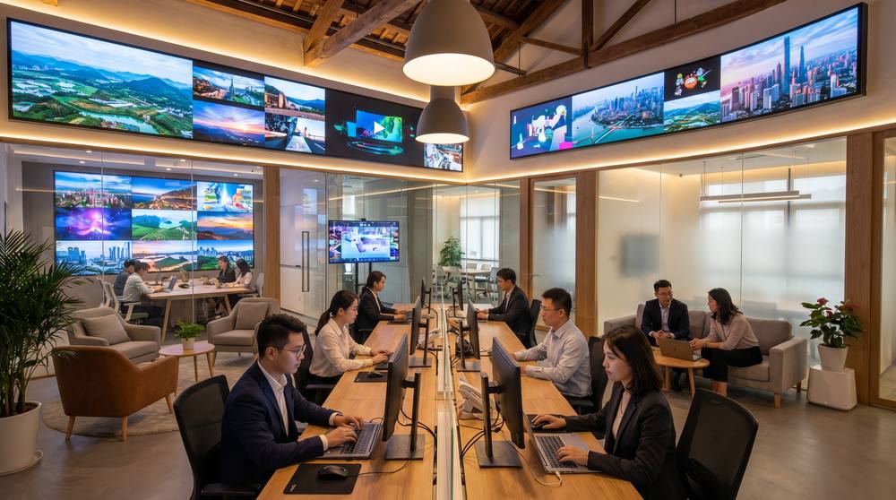 17c一起草传媒中心办公室